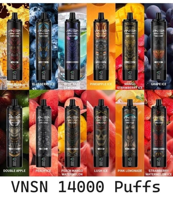 Vnsn Quake Pro Disposable Vape 14000 Puffs Best Vape Shop In Dubai Vape Shop Near Me