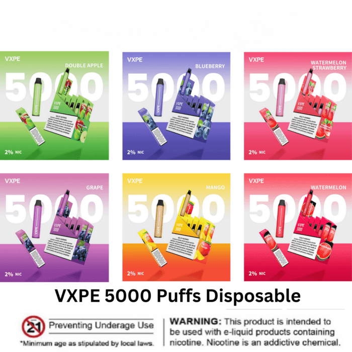 Vxpe 5000 Puffs Disposable Vape Rechargeable Best Vape Shop In Dubai Vape Shop Near Me