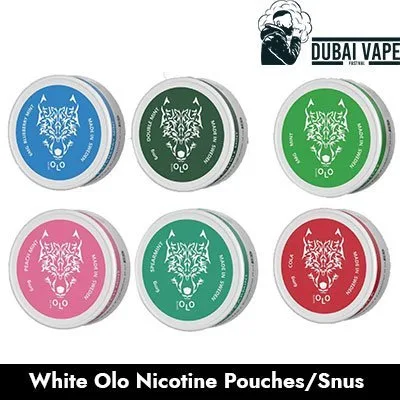 White Olo Nicotine Pouches Snus 40mg In Dubai Uae Best Vape Shop In Dubai Vape Shop Near Me