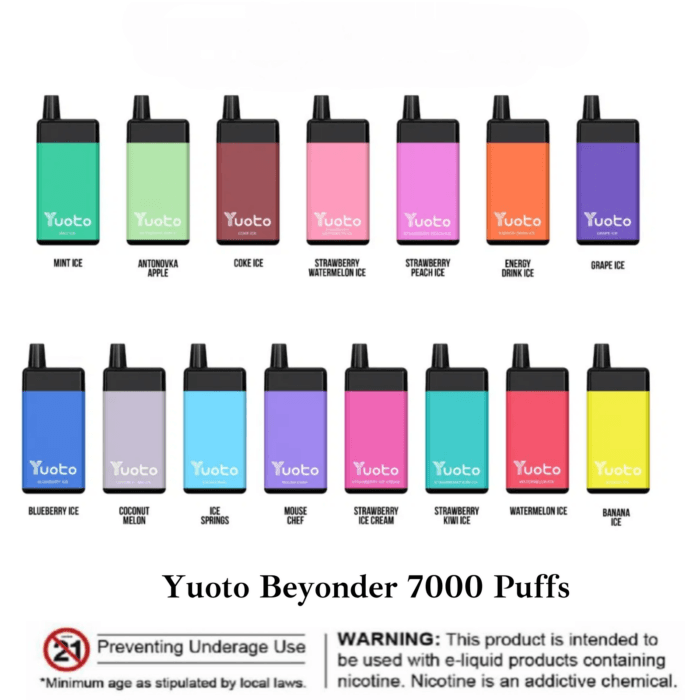 Yuoto Beyonder 7000 Disposable Vape Puffs Best Vape Shop In Dubai Vape Shop Near Me