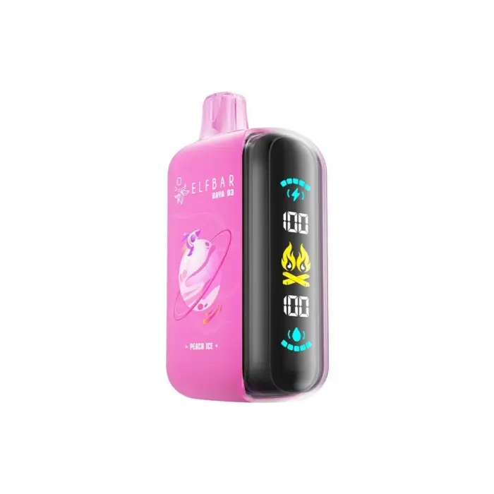 elektronnaya sigareta elf bar raya d3 25000 peach ice persik led