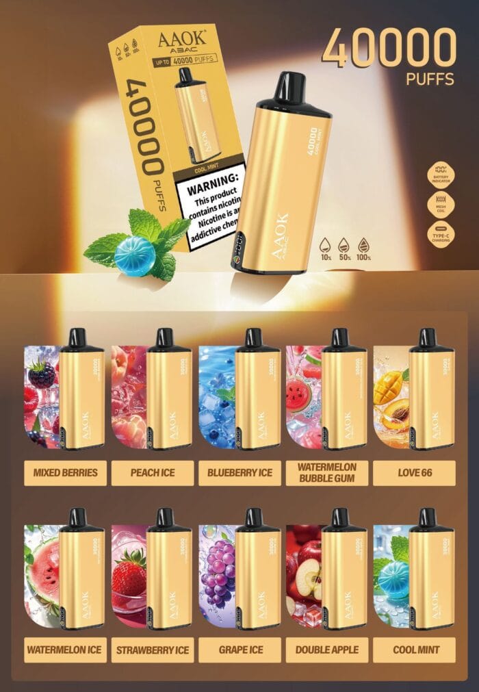 AAOK AK40000 Puffs Disposable Vape
