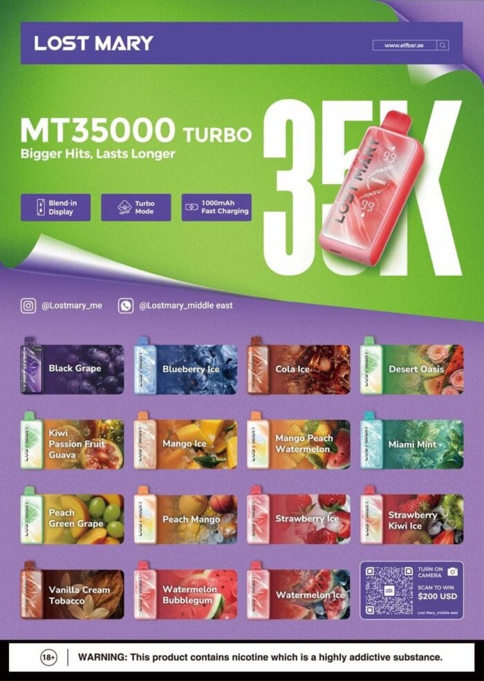Lost Mary MT35000 Turbo Disposable Vape