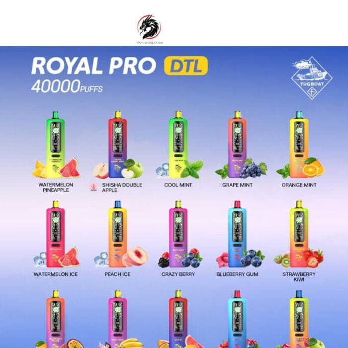 Tugboat Royal Pro Dtl 40000 Puffs