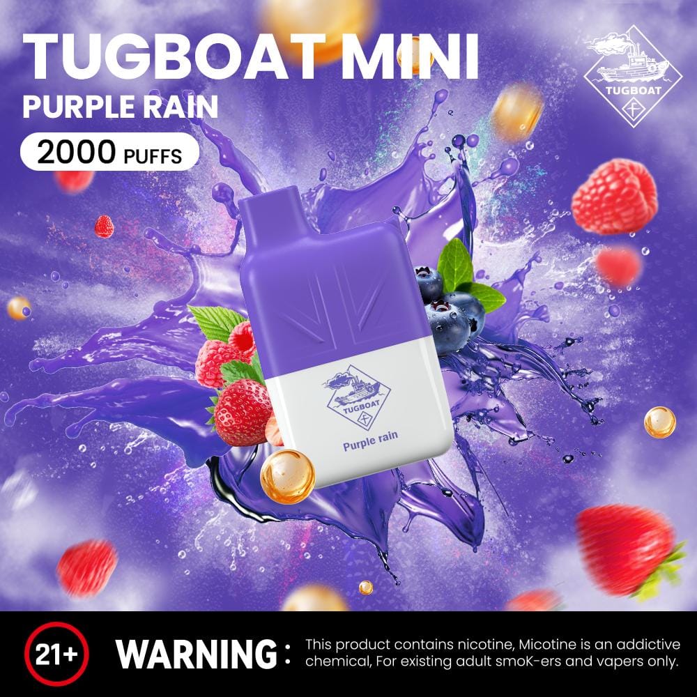 Tugboat Mini 2000 Puffs 2% Nicotine Disposable Vape in UAE (11) Tugboat Mini 2000 Puffs 2 Nicotine Disposable Vape in UAE 11