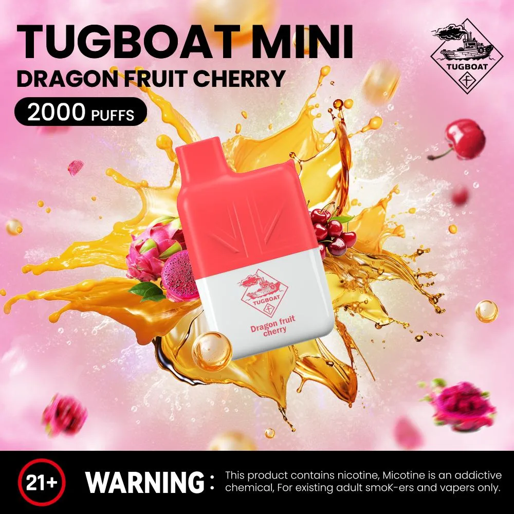 Tugboat Mini 2000 Puffs 2% Nicotine Disposable Vape in UAE (12) Tugboat Mini 2000 Puffs 2% Nicotine Disposable Vape in UAE