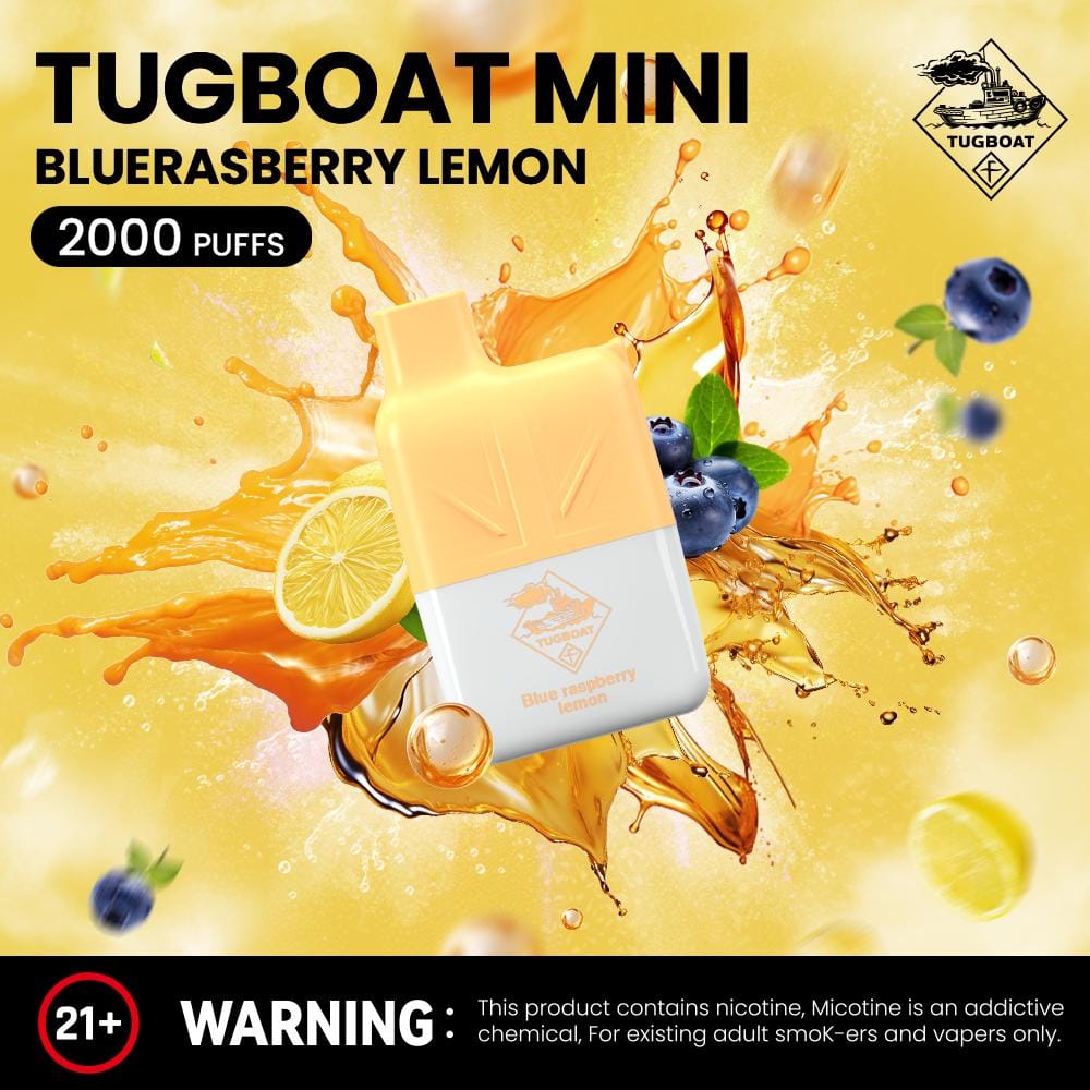 Tugboat Mini 2000 Puffs 2% Nicotine Disposable Vape in UAE (13) Tugboat Mini 2000 Puffs 2 Nicotine Disposable Vape in UAE 13