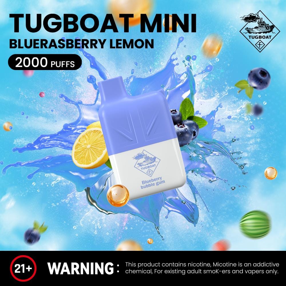Tugboat Mini 2000 Puffs 2% Nicotine Disposable Vape in UAE (16) Tugboat Mini 2000 Puffs 2 Nicotine Disposable Vape in UAE 16