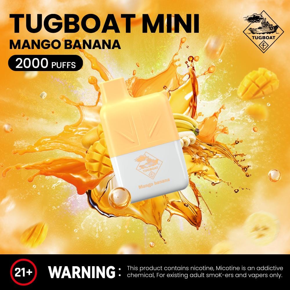 Tugboat Mini 2000 Puffs 2% Nicotine Disposable Vape in UAE (17) Tugboat Mini 2000 Puffs 2 Nicotine Disposable Vape in UAE 17