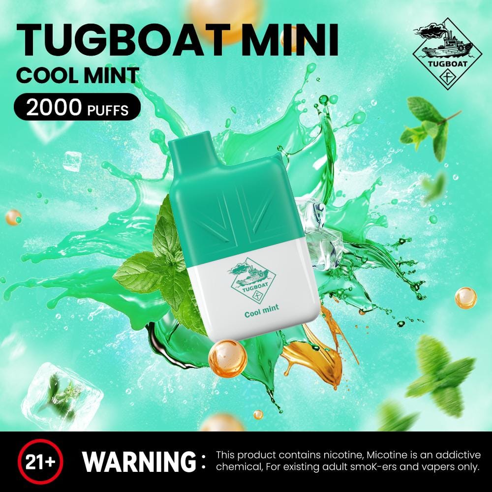 Tugboat Mini 2000 Puffs 2% Nicotine Disposable Vape in UAE (6) Tugboat Mini 2000 Puffs 2 Nicotine Disposable Vape in UAE 6