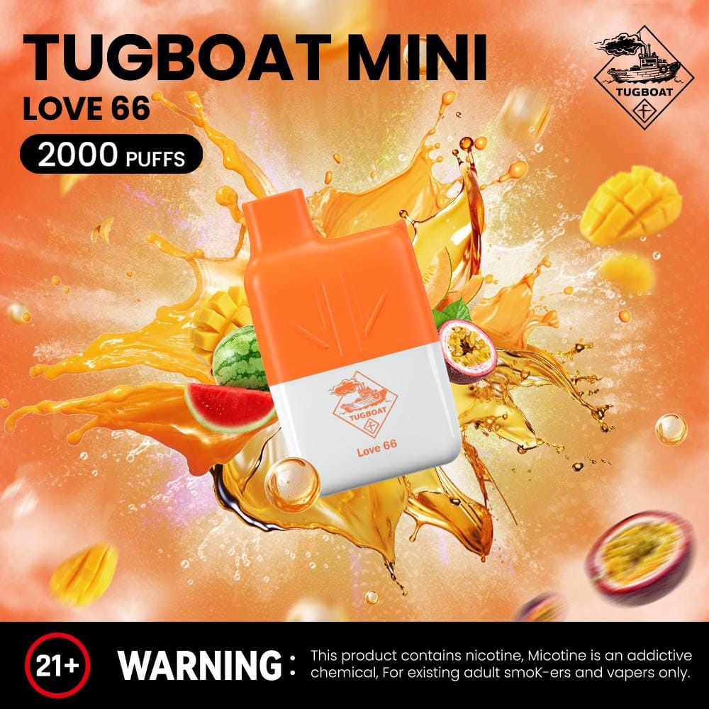 Tugboat Mini 2000 Puffs 2% Nicotine Disposable Vape in UAE (7) Tugboat Mini 2000 Puffs 2 Nicotine Disposable Vape in UAE 7