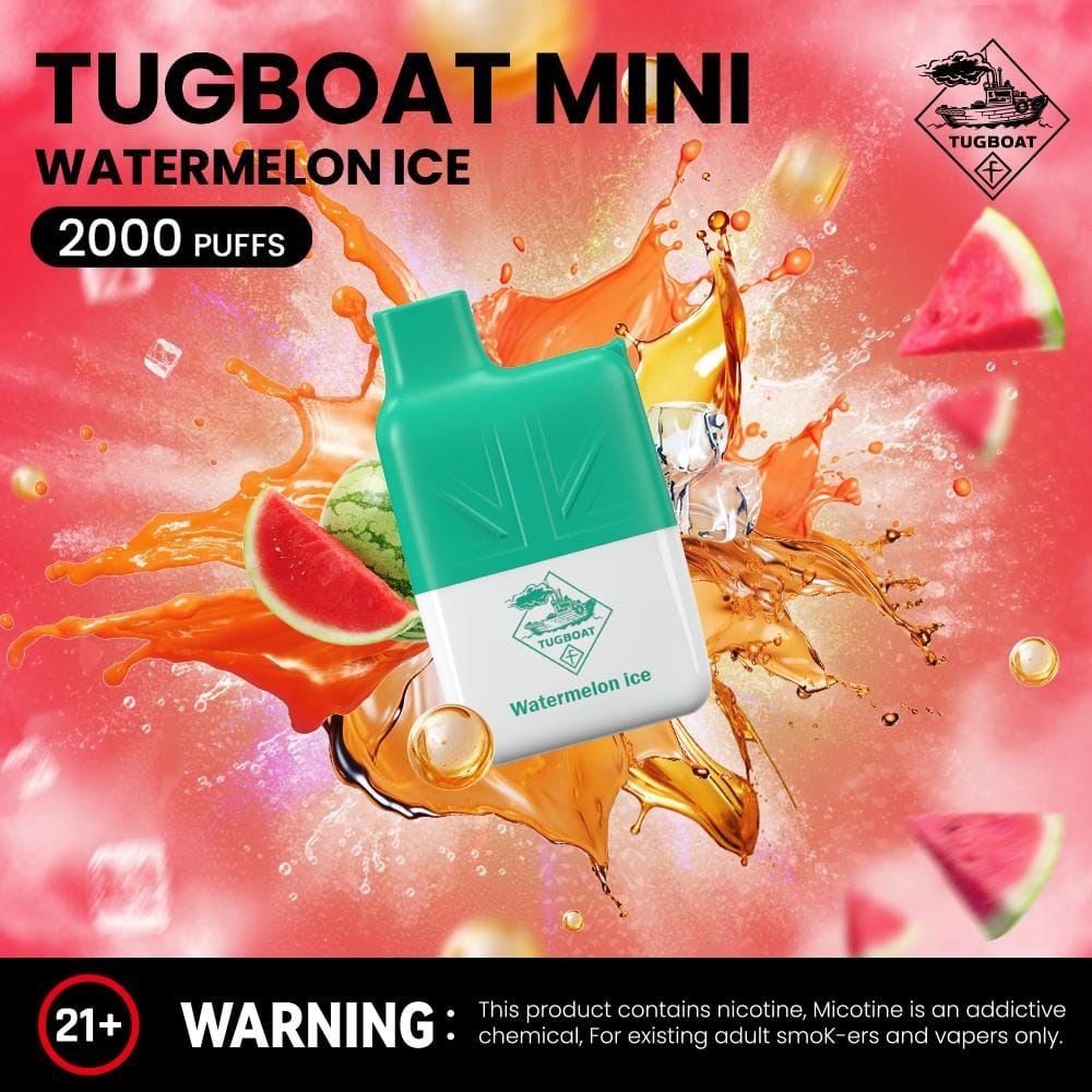 Tugboat Mini 2000 Puffs 2% Nicotine Disposable Vape in UAE (8) Tugboat Mini 2000 Puffs 2 Nicotine Disposable Vape in UAE 8